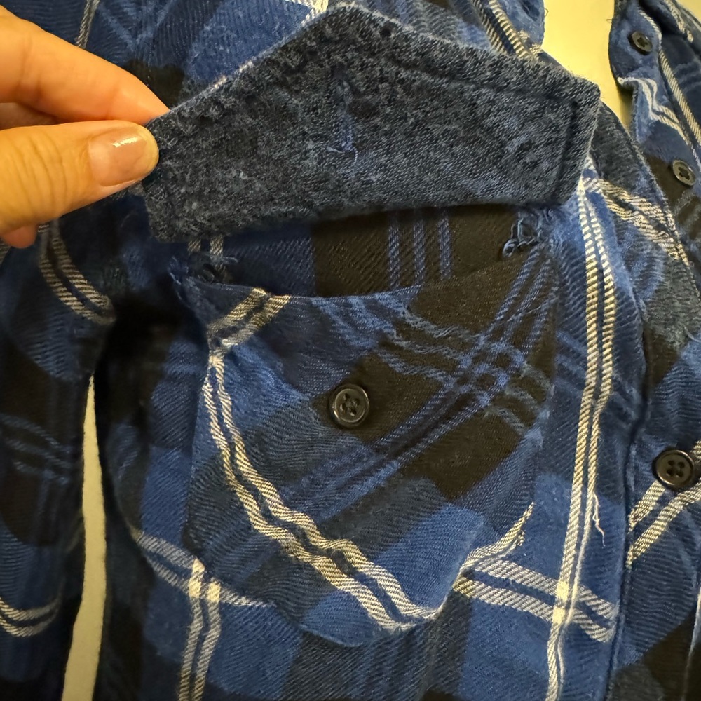 Rails Long Sleeve Print Button Down Shirt - image 2